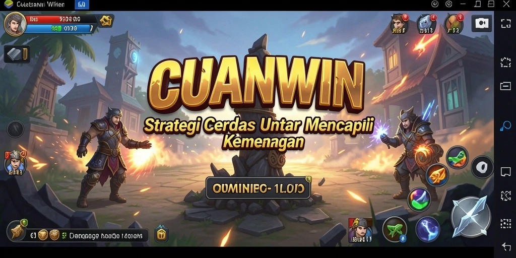 Tangkapan layar CUANWIN yang menampilkan gameplay strategi yang seru.
