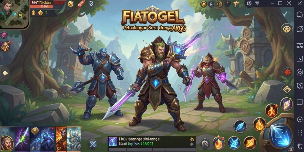 Tangkapan layar menunjukkan aksi seru dalam permainan ARPG.