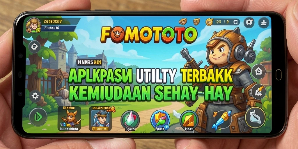 Tampilan utama FOMOTOTO yang intuitif dan fungsional.