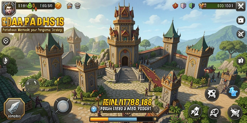 Tampilan permainan <strong>HAO788</strong> yang menarik dalam Tower Defense.