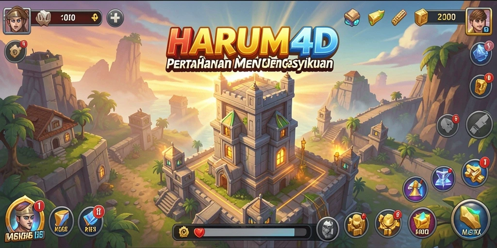 Gameplay menegangkan saat mempertahankan menara dari serangan musuh.