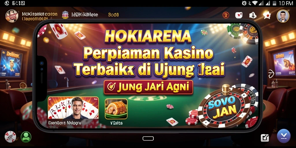 Tampilan menarik gameplay Kasino di HOKIARENA.