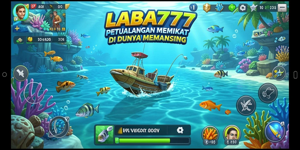 Screenshot LABA777 menampilkan gameplay memancing yang seru dan mendebarkan.