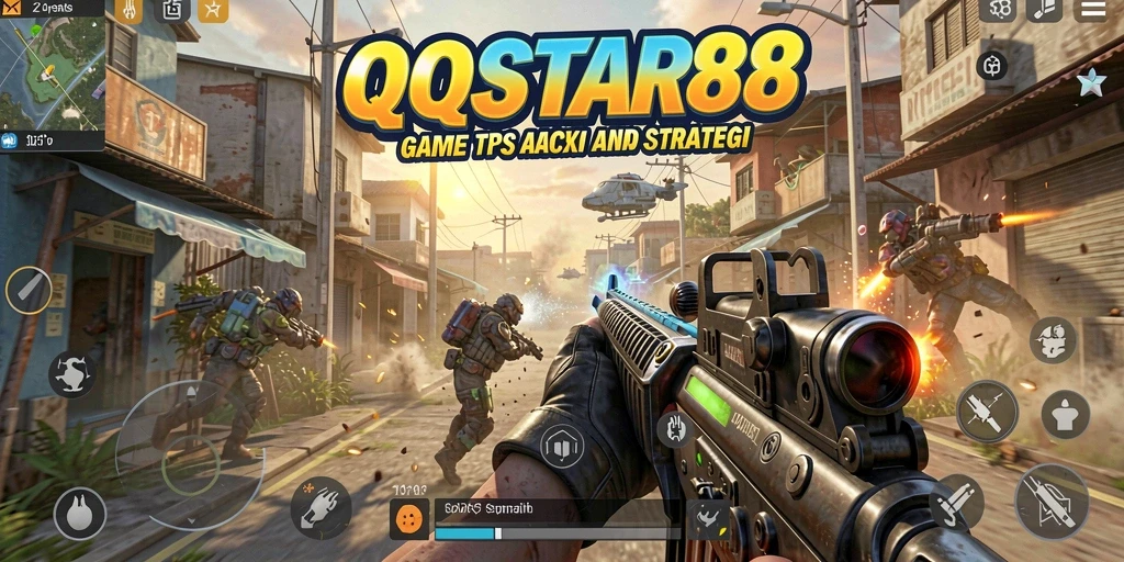 Screenshot gameplay QQSTAR88 menampilkan aksi TPS yang mendebarkan.