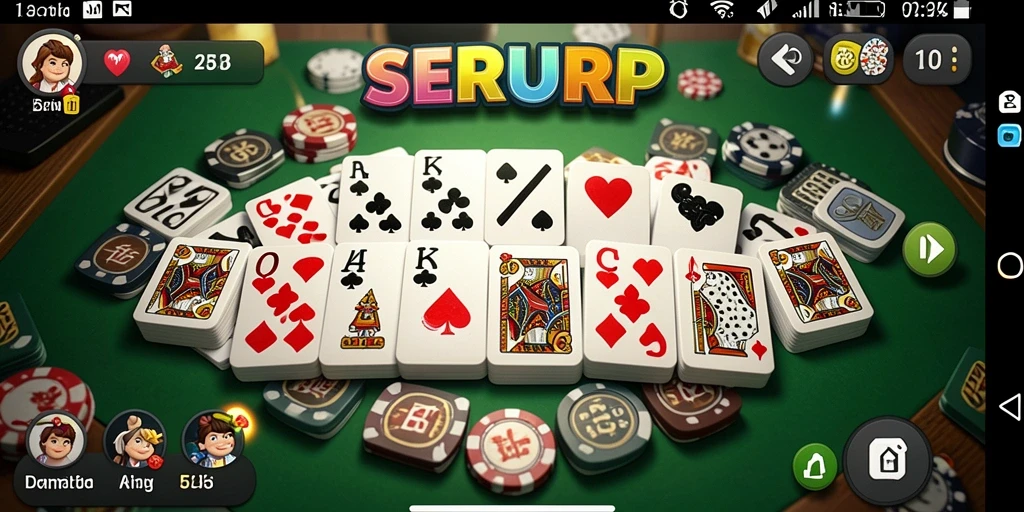 Tangkapan layar SERURP menampilkan gameplay Domino yang seru.